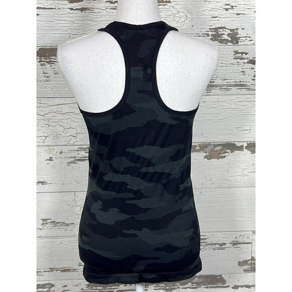 ATHLETA Speedlight Camo Tank Top Black/Gray Sz S 429809-00 NWOT - Picture 2 of 3